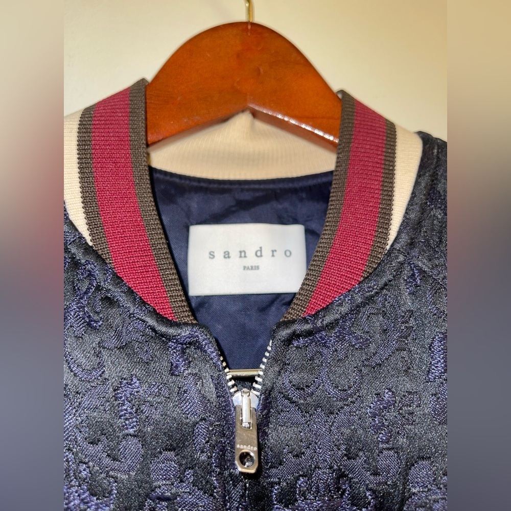 Sandro varsity jacket size 2 - Picture 4 of 12